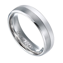 New Products 316L Stainless Steel Diamond Engagement Couple Ring